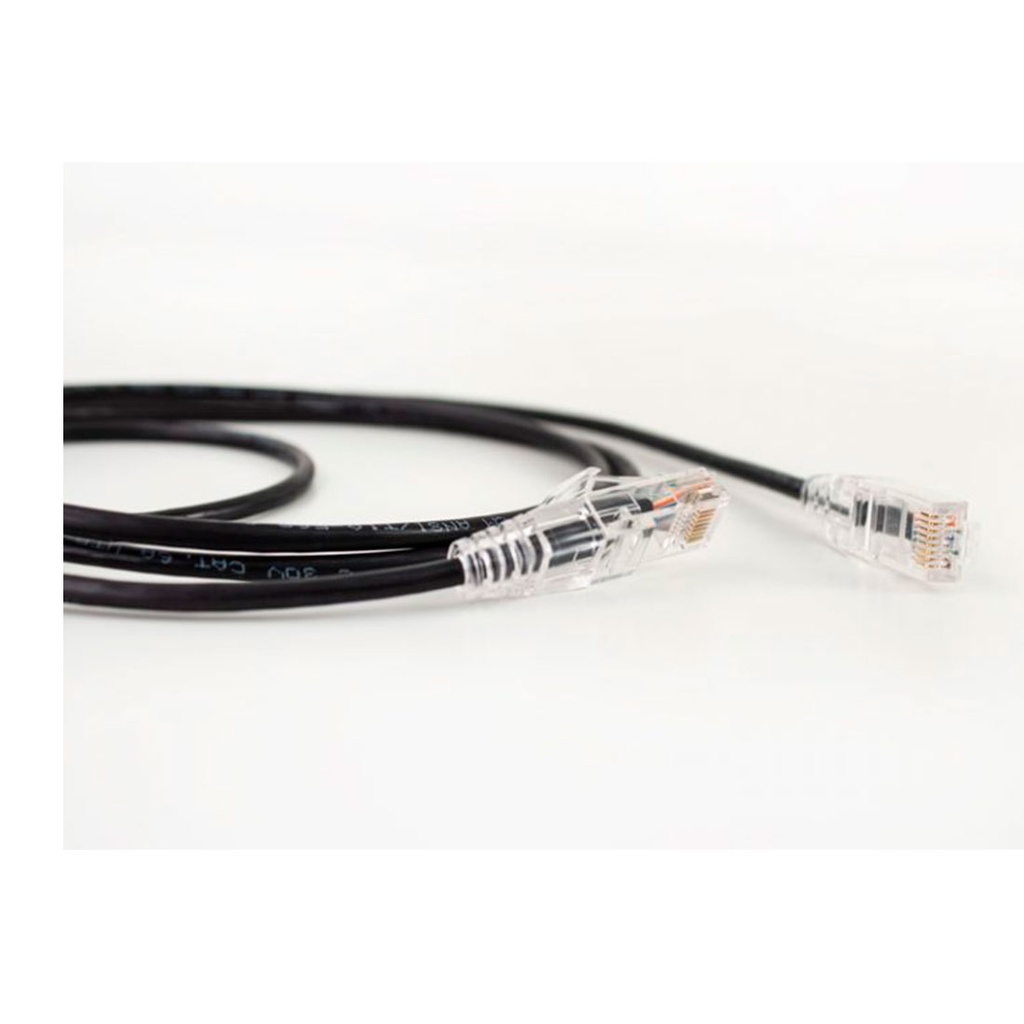 ​077-2038/3BL, Patch Cord Cat 6A color azul, 3 pies (0.91mts) , diámetro reducido, inyección de molde