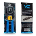078-2152/EZC, Pinzas para rematar plugs RJ45 tipo Pass through, corte y pelado incorporada