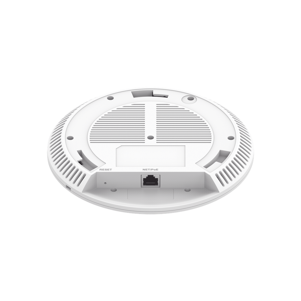 GWN7660E, AP WiFi-6, Dual Band, 802.11ax, 3Gbps, MU-MIMO 2.4G 2x2:2 y 5G 3x3:2, 175mts, 256 conexiones