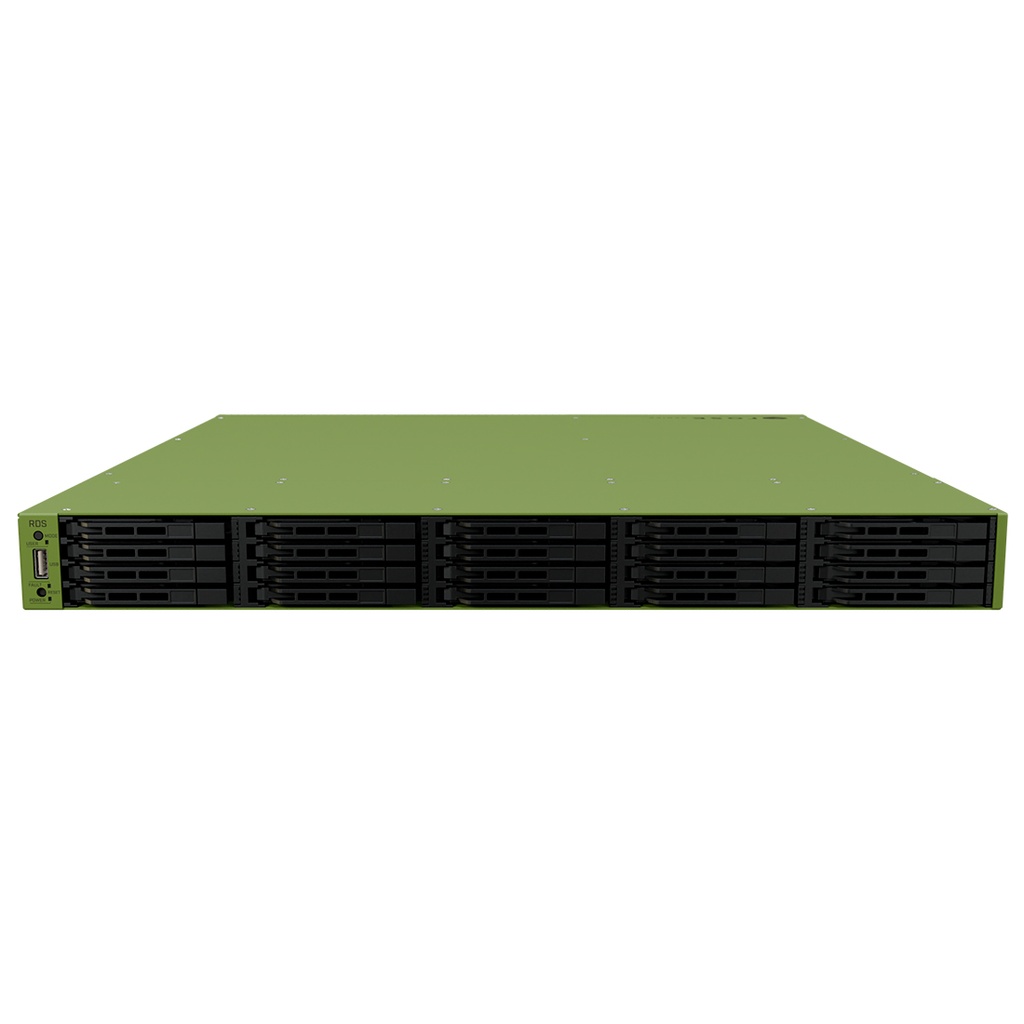 RDS2216-2XG-4S+4XS-2XQ, ROSE Data server (RDS), 20 ranuras de U.2 NVMe, 2xQSFP28 100G, 4xSFP28 25G, 4xSFP+ 10G, 2 Eth 10G y 1 x SFF-8644