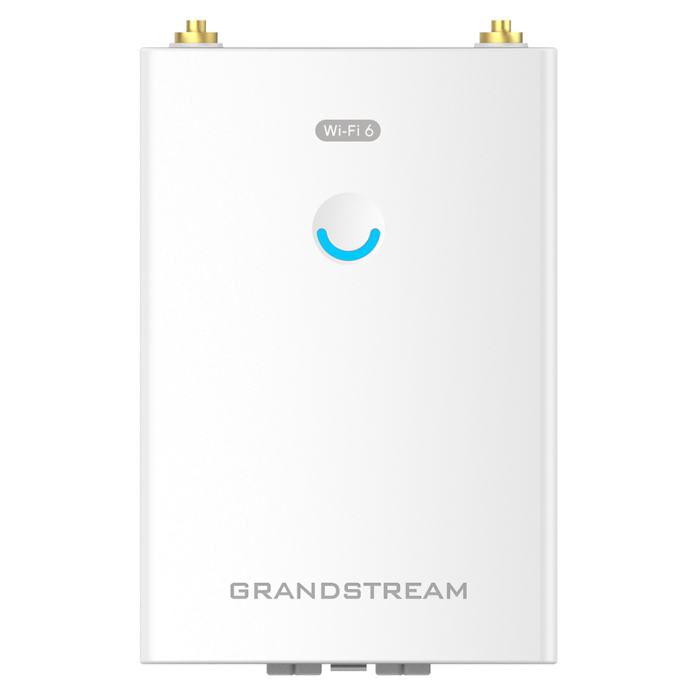 GWN7670LR, AP Exteriores WiFi-7 Largo Alcance, poste o pared, Dual Band, 802.11be, 3.6Gbps, MIMO 2x2:2 con DL/UL OFDMA, bluetooth, 350mts, 256 usuarios, 1 x 2.5GEth, 1 x 2.5G SFP