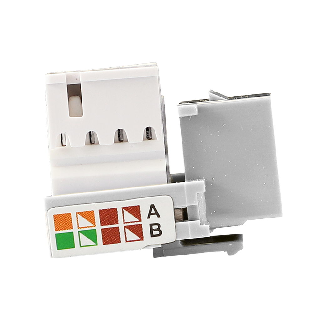 ENS-JC6WH, Conector Jack RJ45 CAT6 90°, color blanco