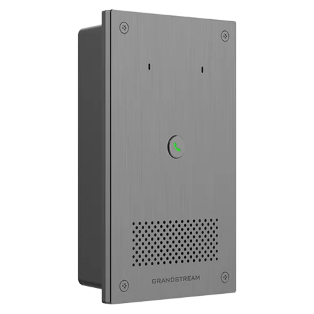 GSC3560, Intercomunicador, SIP/VoIP, 1 botón, 2 mics, bocina, supresión de ruido c/IA, 2 relays, IP66, IK10, PoE