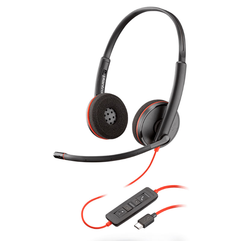 Blackwire C3220-C. Diadema Binaural USB-C