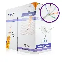12263G100, Cable UTP Cat6 serie Pro-II 23AWG Cobre, Bobina 100Mts, Forro Gris, Interior