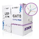 12261G305, Cable UTP Cat6 serie Pro-II 23AWG CCA, Bobina 305Mts, Forro Gris, Interior