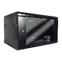 ENS-RKGB6UD, Gabinete de pared ENSON 6UR puerta frontal de cristal templado con cerradura