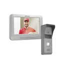 DS-KIS203-T, Kit de Videoportero Analógico con Pantalla LCD a Color de 7" / Frente de Calle para Exterior IP65 / Salida de Relevador