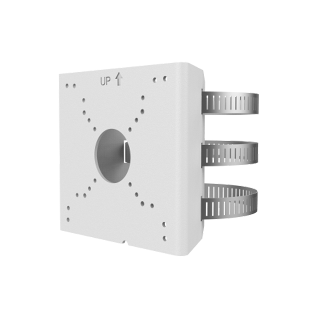 TR-UP06-C-IN-V2, Base exterior para poste o riel compatible con series IPC23xx, IPC23xx/22x, IPC74x, IPC252/26x de Uniview y Uniarch (requiere caja de conexiones)