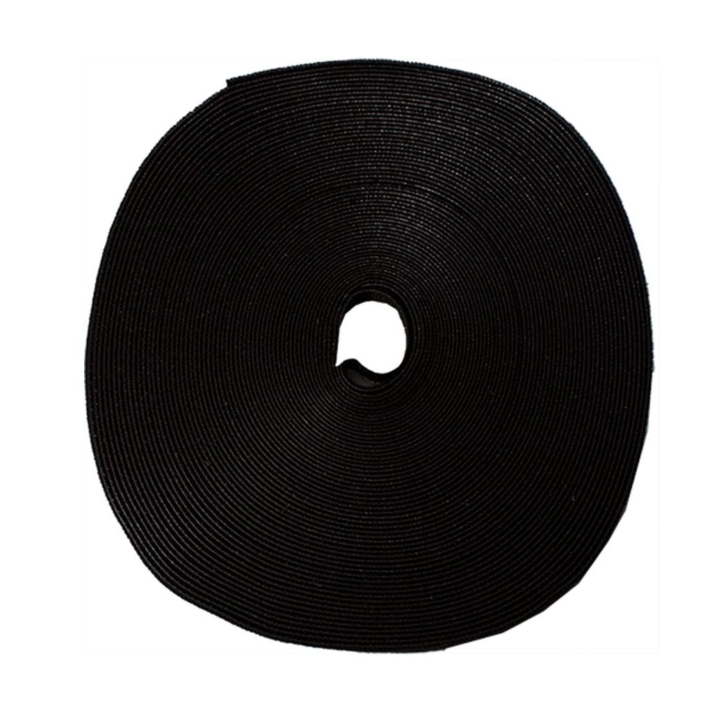 045-V34/75BK, rollo de 75 pies de cinta de velcro, 3/4″ de ancho, color negro