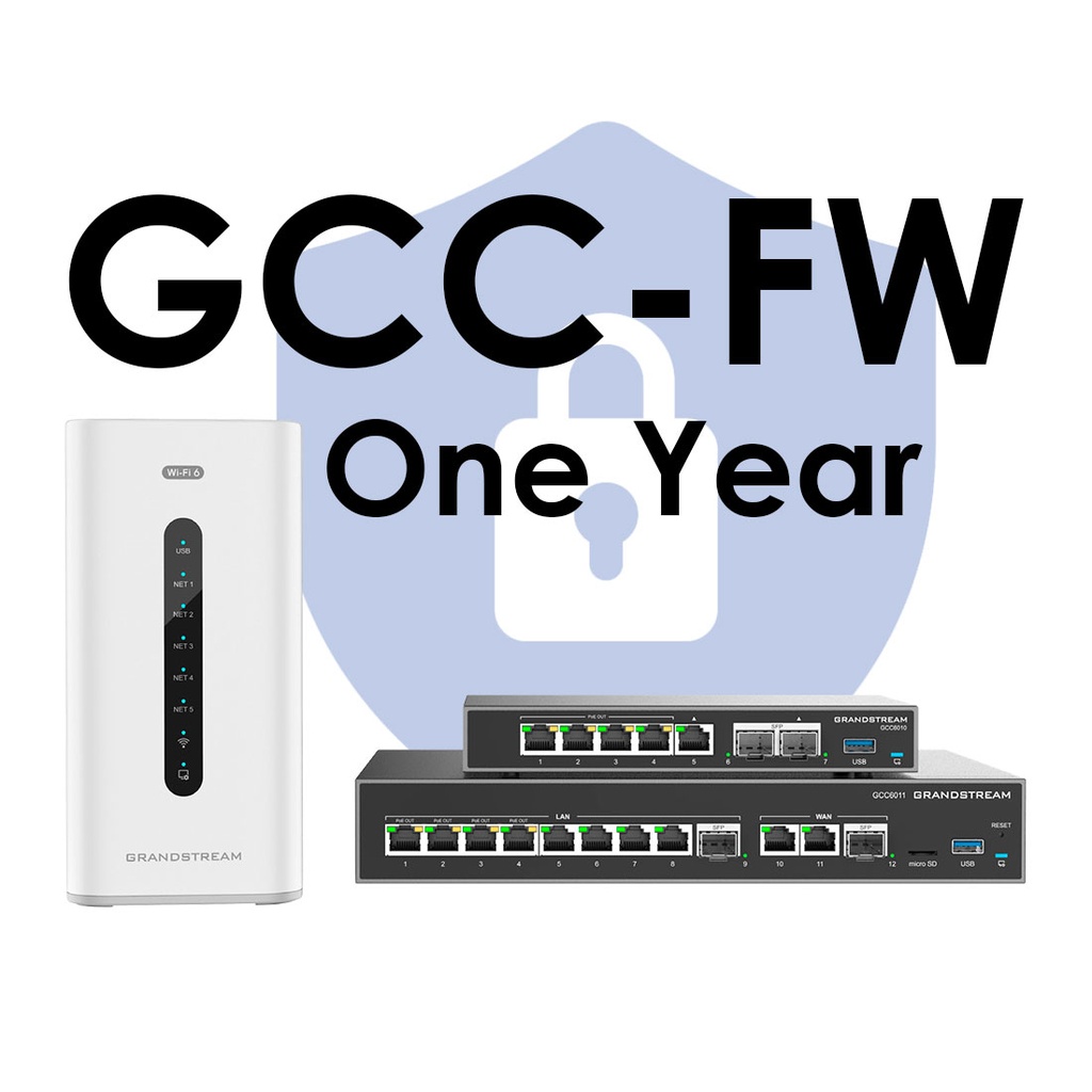 GCC-FW-1Y-LICENSE, Paquete de actualización de seguridad por 1 año