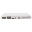 CRS418-8P-8G-2S+RM, Router Switch 17xGEth, 8xPoE/at, 2xSFP+10G  RouterOS L5, 1UR, doble PSU