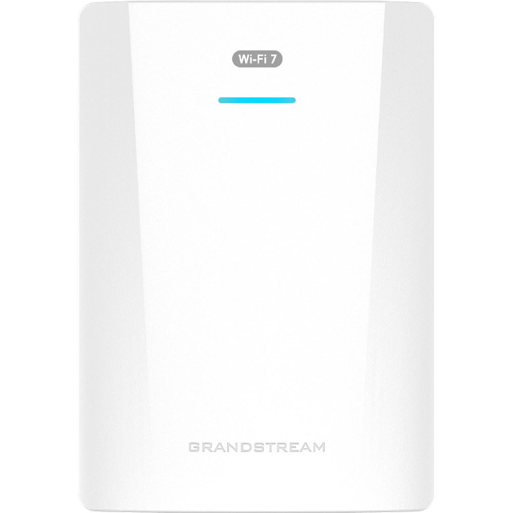 GWN7670WM, AP WiFi-7, Interiores en pared, Dual Band, 802.11be, 3.6Gbps, MIMO 2x2:2 con MLO, 175mts, 256 usuarios.