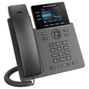 GRP2611G, Teléfono IP HD Carrier-Grade, 3 cuentas SIP, LCD 2.8" color. 2 x GigaEth con PoE, adaptador incluido