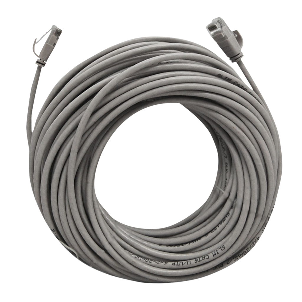 ENS-IP18CAT6, Patch Cord 18m CAT6, para sistemas básicos de VIDEO IP y redes, gris