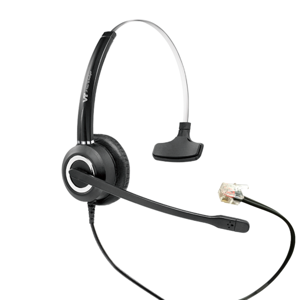 VT6200-UNC-M-RJ09-03, Diadema monoaural, Conector RJ09 Grandstream, Yealink y Snom