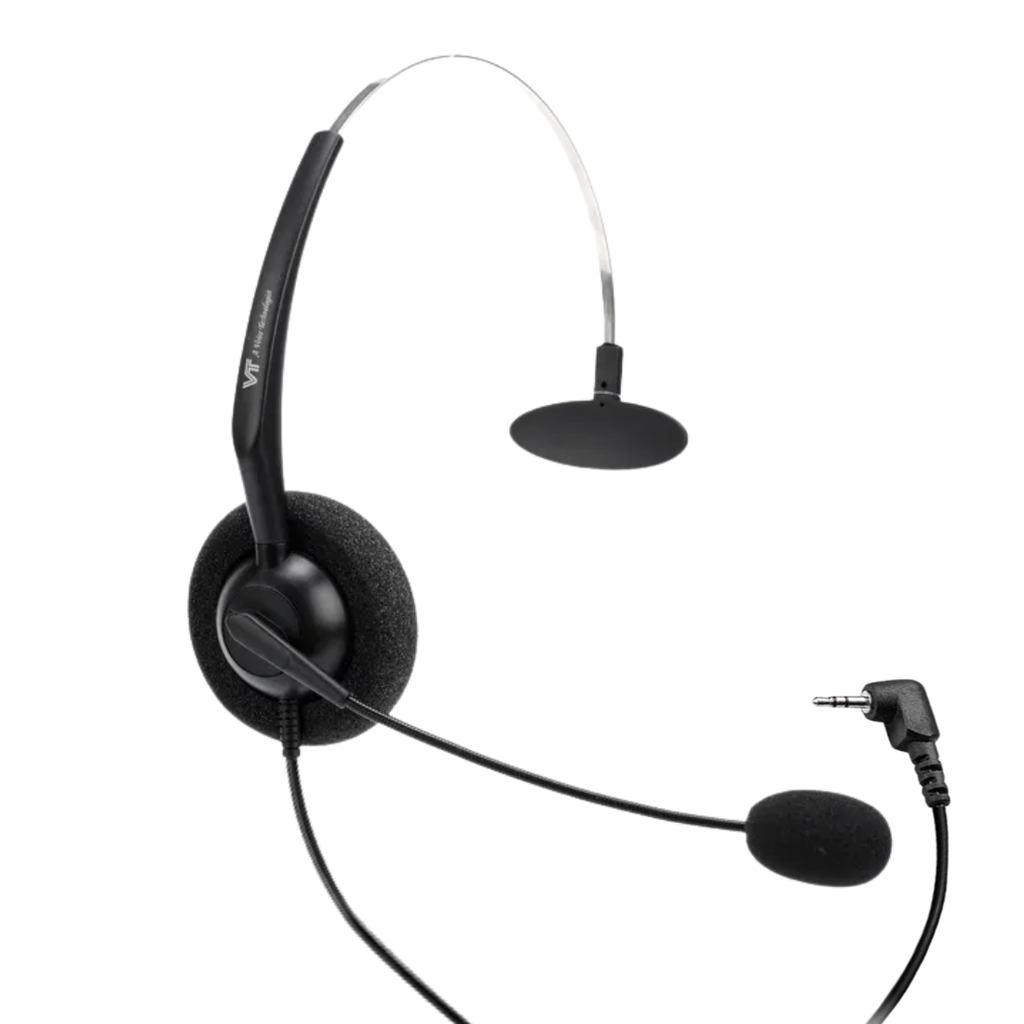 VT1000-Omni-1x2.5-M, Diadema monoaural, un conector 2.5mm, compatible con Plantronics CT14