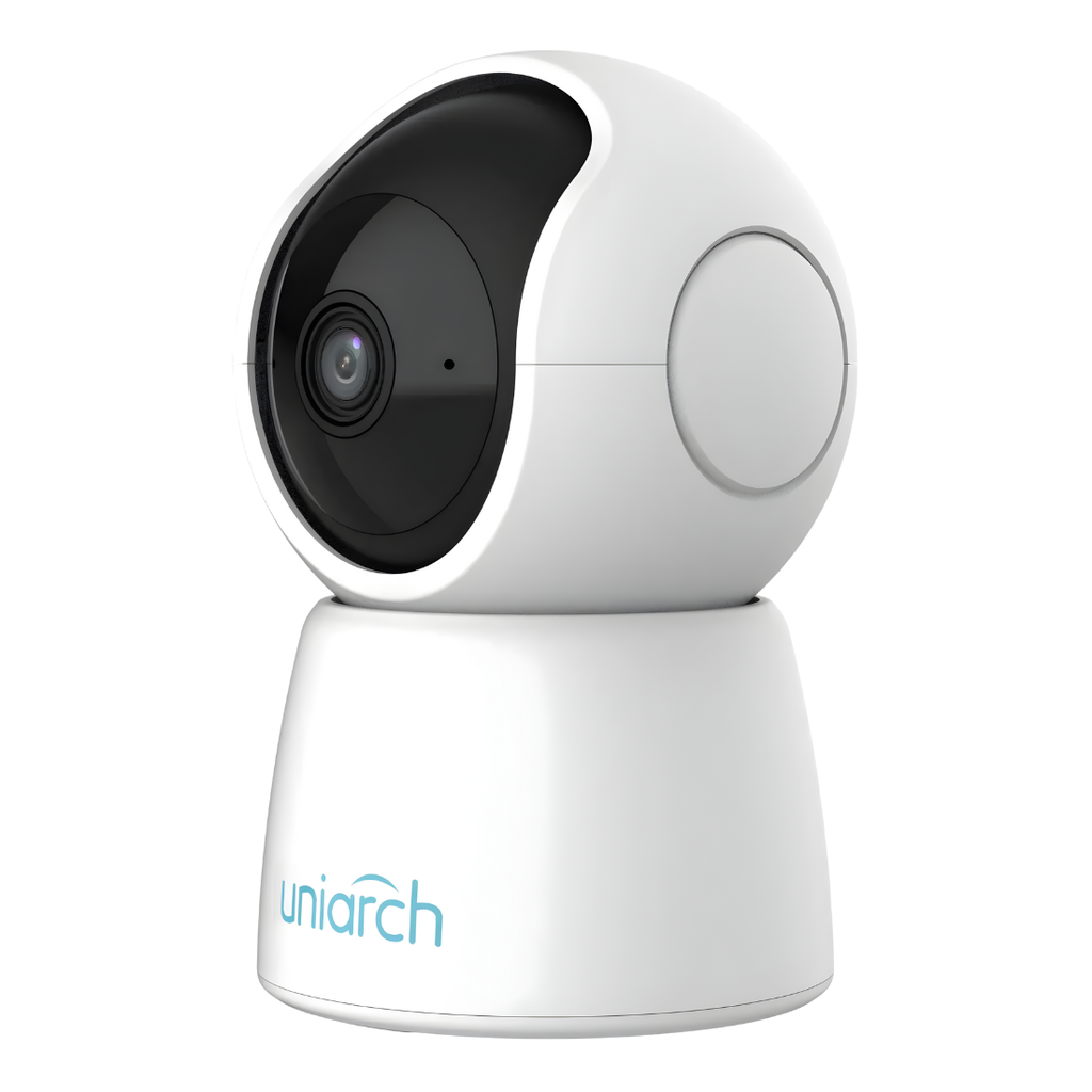 Uho-S2E-M3, Cámara IP Mini PT, 3MP, ULTRA 265, Lente Fijo de 4.0mm, IR 10m, Micro SD hasta 256GB, WiFi 2.4 GHZ, Para interior, IP66, serie Panda