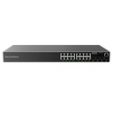 GWN7802P-Pro, Switch PoE Administrable capa 2++, 16 x GigaEth PoE/PoE+/PoE++ y 2 x 10Giga SFP+, 294.4w, 60w máx puerto PoE