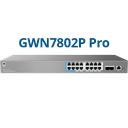 GWN7802P-Pro, Switch PoE Administrable capa 2++, 16 x GigaEth PoE/PoE+/PoE++ y 2 x 10Giga SFP+, 294.4w, 60w máx puerto PoE