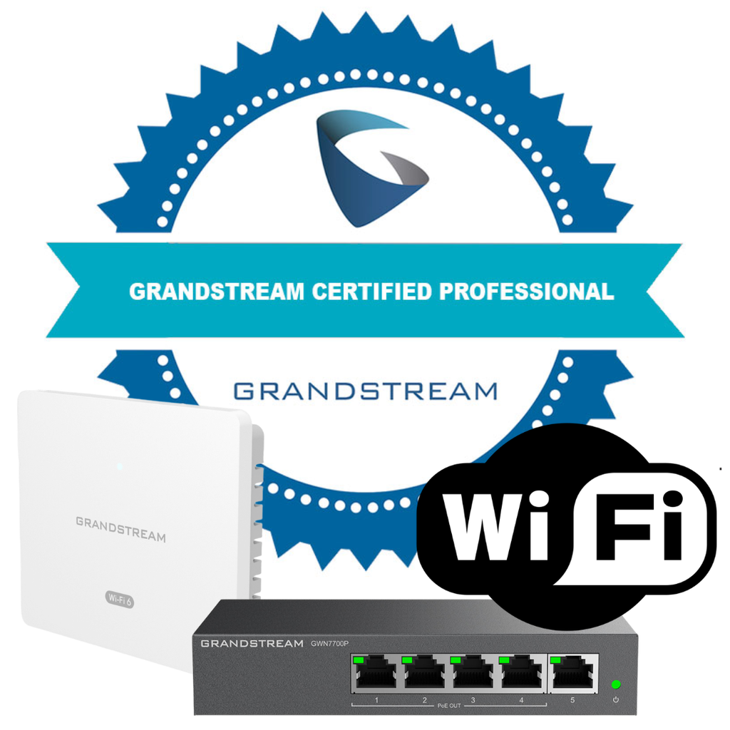 GCP-NET-WIFI-KIT-SPX, Certificación Profesional Grandstream, Networking - Wireless, Incluye equipo demo. Evento presencial
