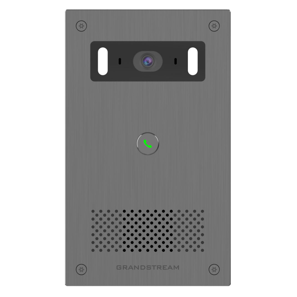 GSC3565, Intercomunicador, SIP/VoIP, con Cámara, 1 botón, 2 mics, bocina, 2 relays, IP66, IK10, PoE