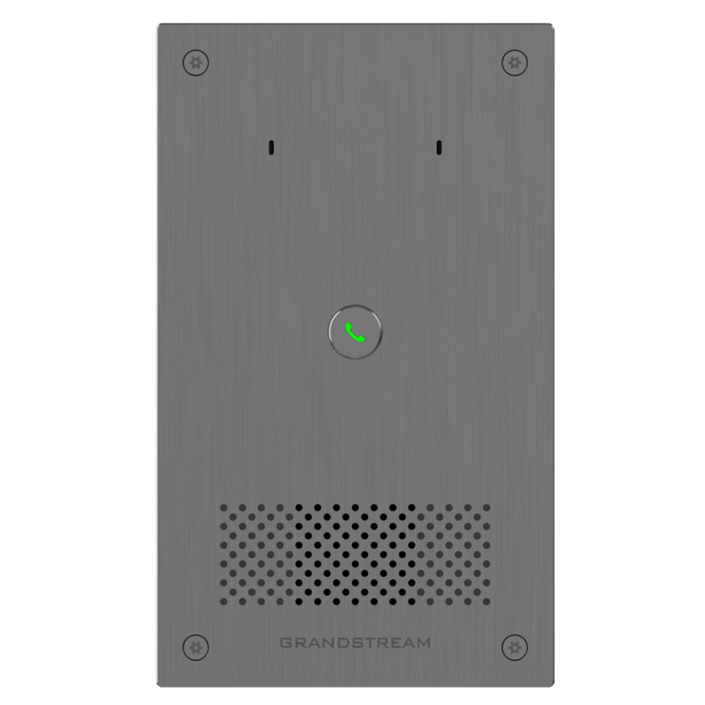 GSC3560, Intercomunicador, SIP/VoIP, 1 botón, 2 mics, bocina, supresión de ruido c/IA, 2 relays, IP66, IK10, PoE