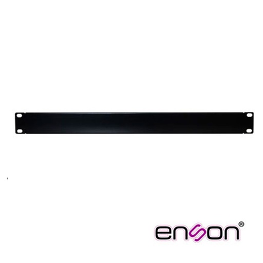 [ENS-FLAT1] ENS-FLAT1, Tapa Ciega para rack 1UR, en lámina de acero, calibre 22