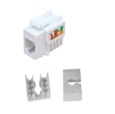 [ENS-JC6WH] ENS-JC6WH, Conector Jack RJ45 CAT6 90 grados blanco