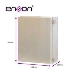 [ENS-PCE4050] ENS-PCE4050, Gabinete nema polyester 500X400X200 IP66