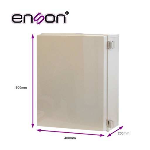 [ENS-PCE4050] ENS-PCE4050, Gabinete nema polyester 500X400X200 IP66