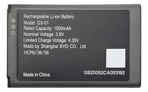 [GS-01] GS-01, Batería Li-ion de 1500mAh para WP810, WP816, WP820, DP725, DP730