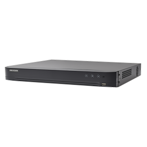 [DS-7224HQHI-K2] DS-7224HQHI-K2, DVR 4 Mp, 24 Canales TURBOHD + 8  IPs, 2 Bahías de Disco Duro, 1 Canal Audio, analítica