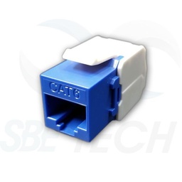 [SBE-JACKC6S-BL] SBE-JACKC6S-BL, Jack Categoria 6, Azul,  Autoponchable