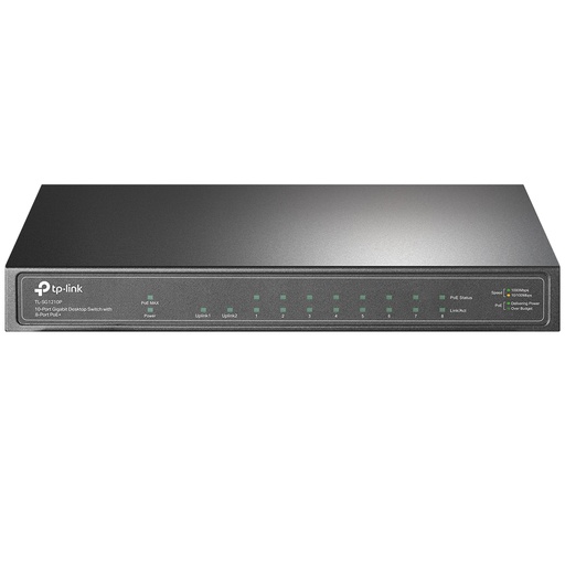 [TL-SG1210P] TL-SG1210P,  Switch 8 x GigaEth PoE+, 1 x GigaEth, 1 x SFP, no admin, 63W