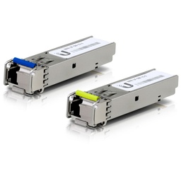 [UF-SM-1G-S] UF-SM-1G-S, Par de Módulos Transceptor BiDi SFP SM, 1G, LC, hasta 3 Kms