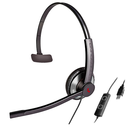 [EPIC 511-G] EPIC 511-G, Diadema ambiente extremo y controles, doble mic, USB gris (Monoaural)