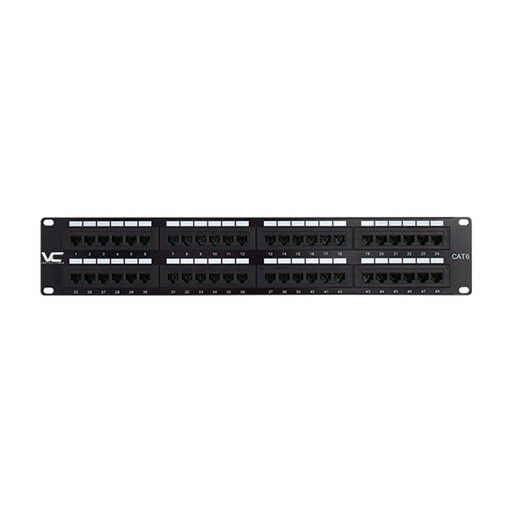 [042-378_48] ​042-378/48, Patch panel de 48 puertos 110 cat 6 para colocar en rack o gabinete 19"