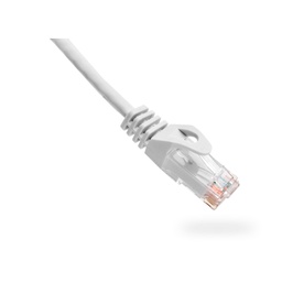 [094-829/5WH] ​094-829/5WH, Patch Cord blanco de 5 pies (1.52mts) Cat 6 de 1Gbs a 550mhz con bota protectora inyectada
