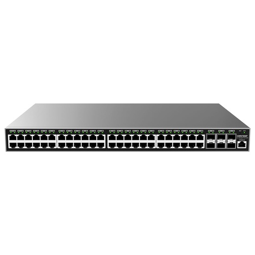 [GWN7806PL-Pro] GWN7806PL-Pro, Switch PoE Administrable capa 2++, 48 x GigaEth PoE/PoE+ y 6 x 10Giga SFP+, 509.3w, 30w máx puerto PoE