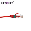 EPRO-6PC210-RD, Patch Cord RJ45 cable UTP Cat 6, ultradelgado, color rojo, longitud 210 cms