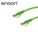 P6012E, Patch Cord RJ45 cable UTP Cat 6, serie pro, color verde, longitud 120 cms