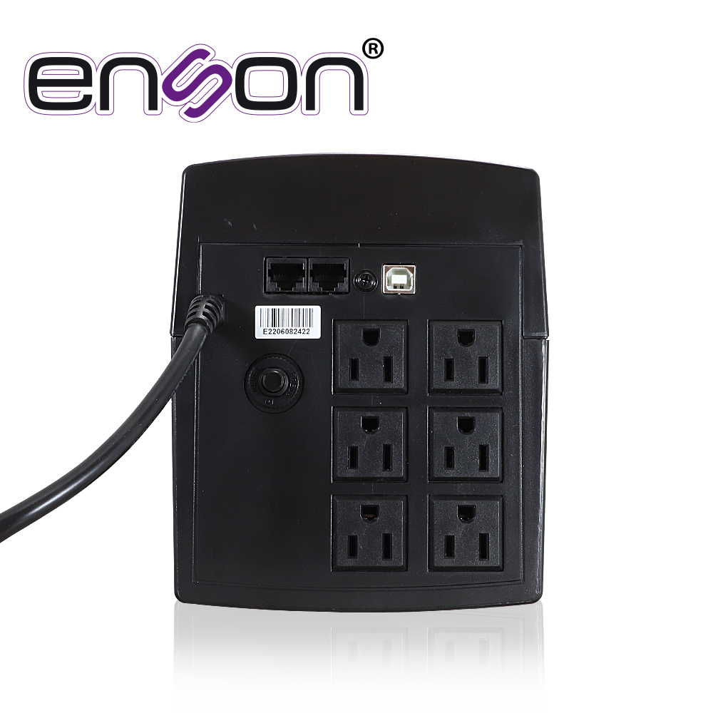 ENS-EA2150, NO BREAK UPS ENSON 1500VA/900W 6 CONTACTOS