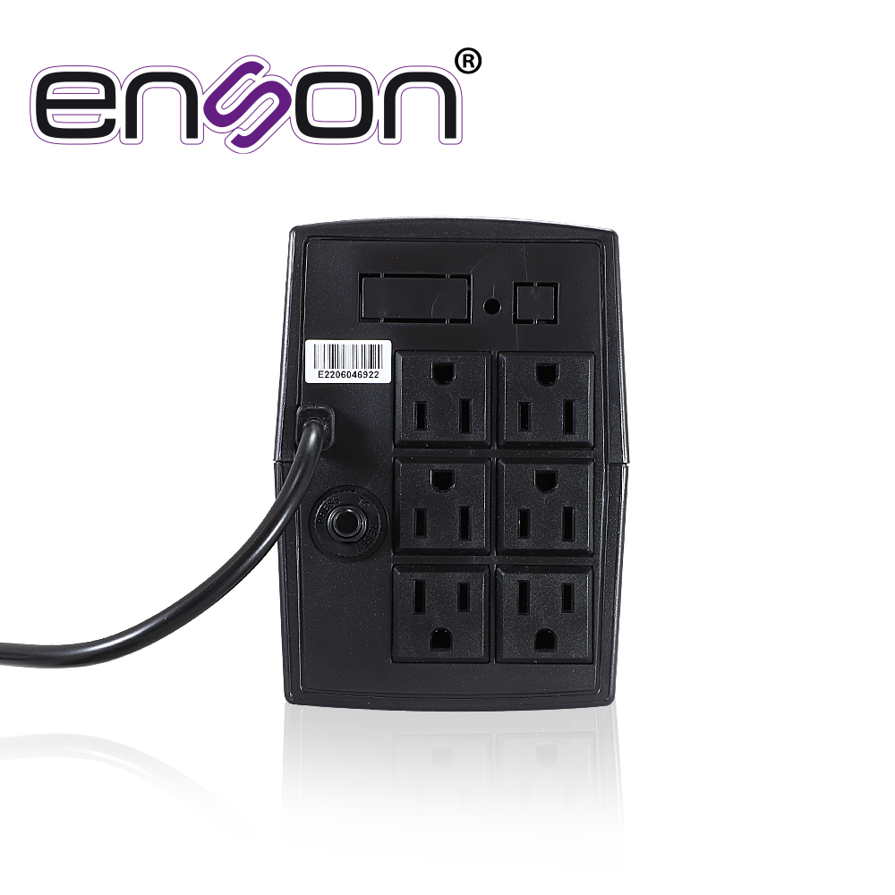 ENS-EA280, NO BREAK UPS TIPO TORRE ENSON 800VA/480W 6 CONTACTOS
