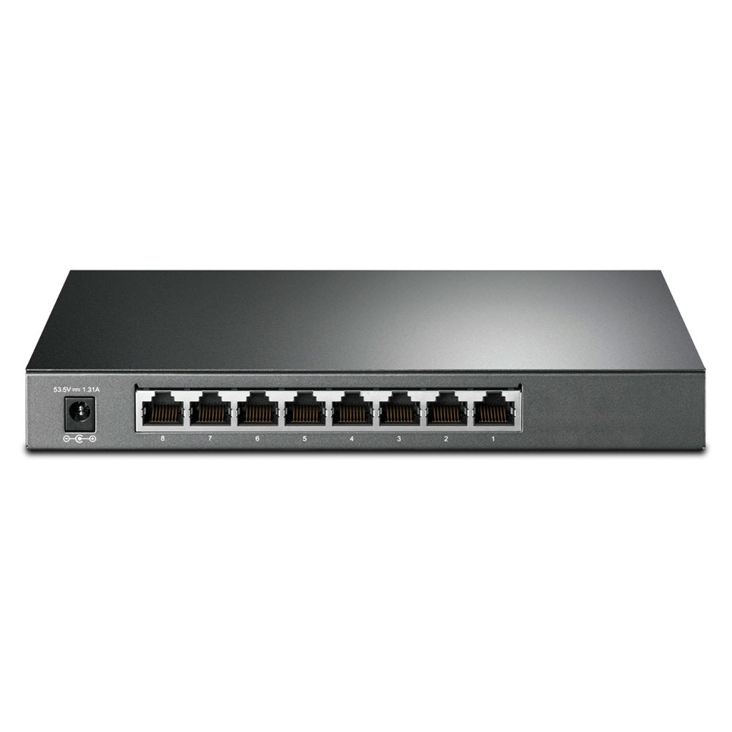 TL-SG2008P, Switch inteligente 8 puertos Gigabit, 4 puertos PoE+, con 62W