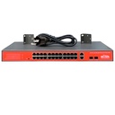 WI-PS526GV, Switch PoE 250m, 24 FEth PoE, 2 Combo uplink, 150w