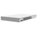 CRS518-16XS-2XQ-RM, Switch CPU 650MHz, 64MB RAM, 1 Eth 10/100, 16 SFP28 25G, 2 QSFP28 100G, RouterOS