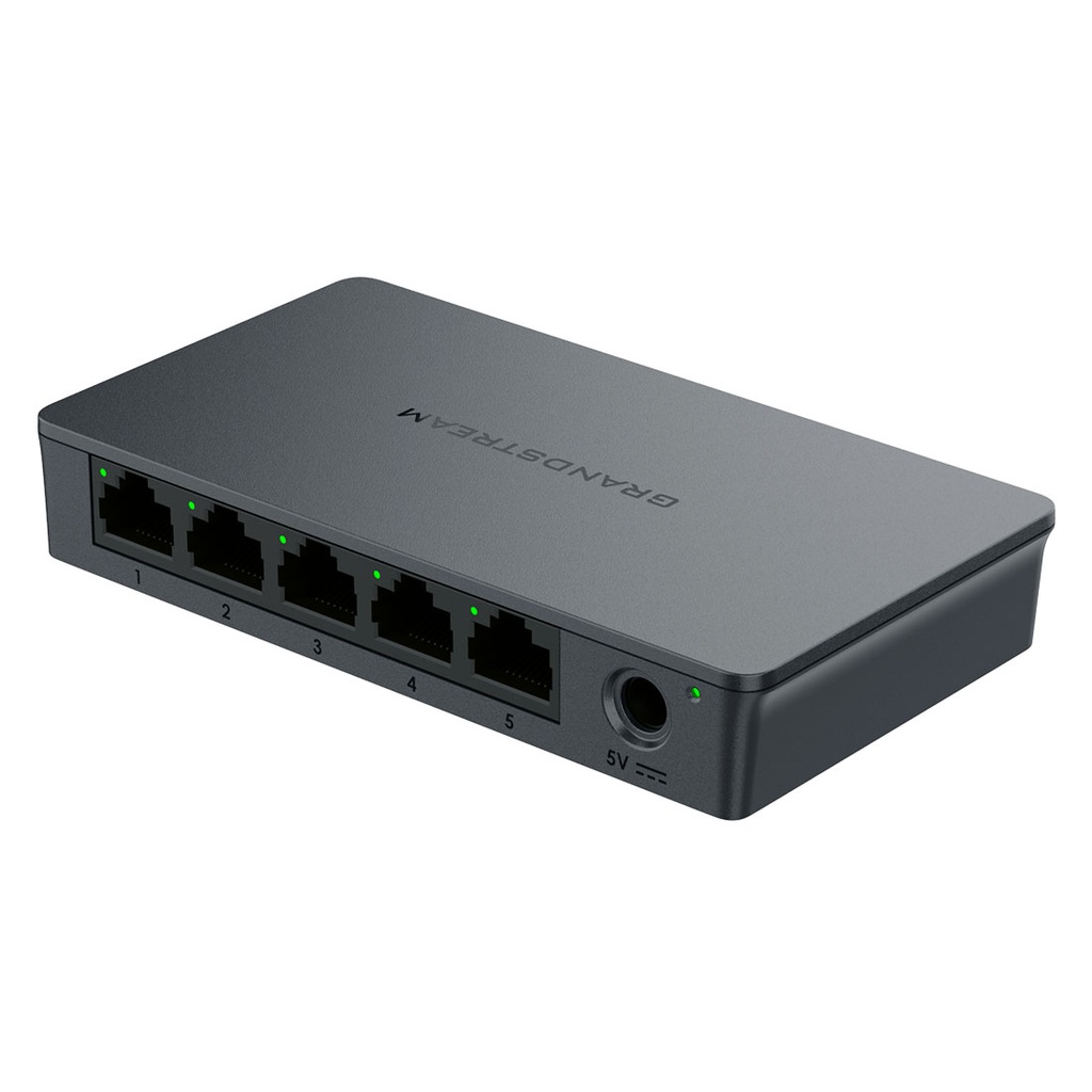GWN7700, Switch No Administrable, 5 puertos Giga Ethernet, Gabinete plástico