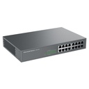 GWN7702P, Switch PoE No Administrable, 16 x GigaEth, 8 Puertos con PoE 802.3 af/at, 138w