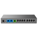 HT881, Gateway Análogo a VoIP, 8xFXO, 1xFXS, con ruteador, 3 cuentas SIP, PoE